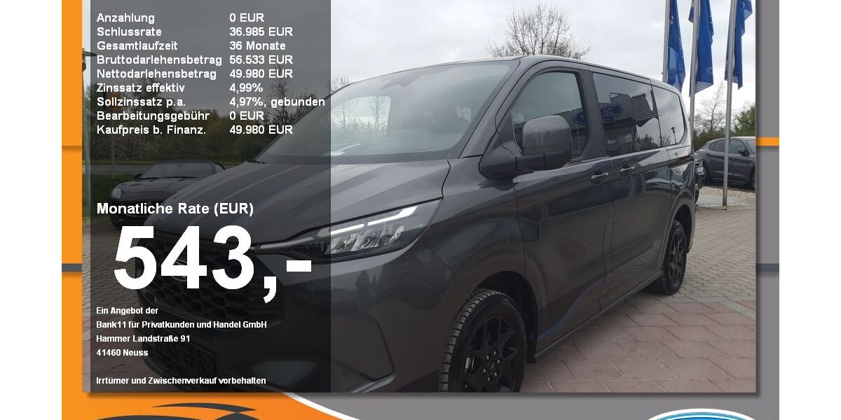 Ford Tourneo Custom 29.875 km 49.980 &euro; Neustadt / Donau 93333
