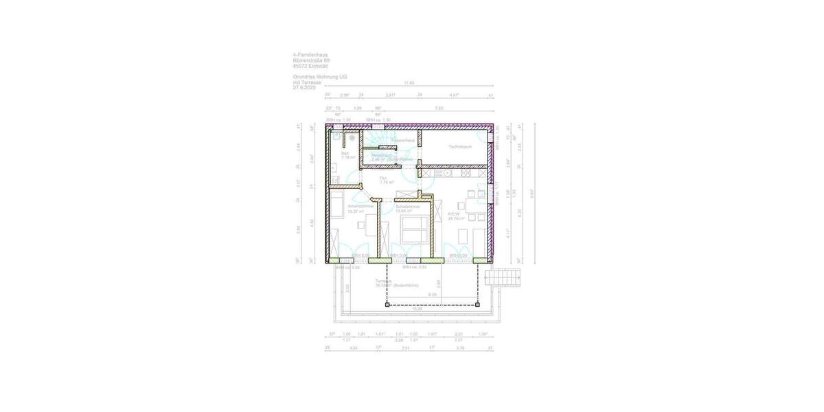 Etagenwohnung Eichstätt Rosental - 3 Zimmer, 86 m&sup2;, 452.500&euro; | Angebot:25755250