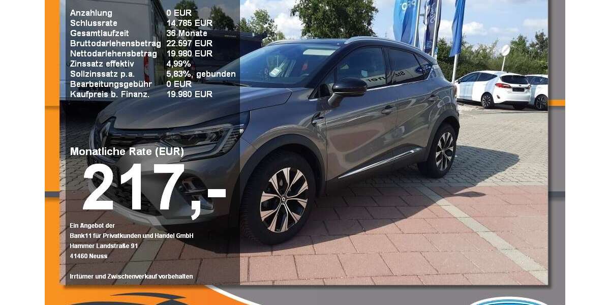 Renault Captur 28.000 km 18.480 &euro; Neustadt a. d. Donau 93333