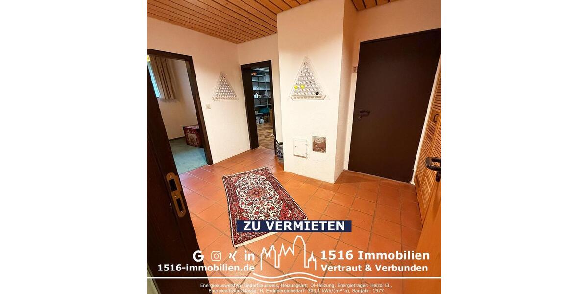 Einfamilienhaus Eichstätt - 6 Zimmer, 180 m&sup2;, 1.950&euro; | Angebot:25127006