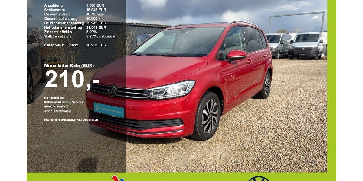 VW Touran 44.979 km 26.919 &euro; Mainburg 84048