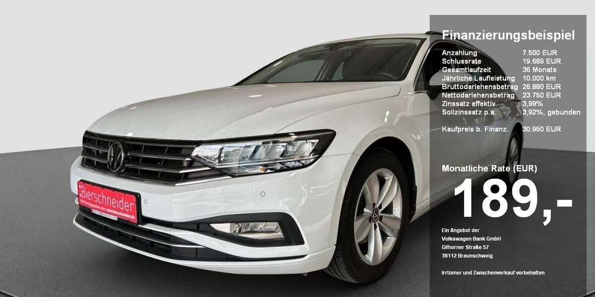 VW Passat Variant 30.540 km 30.950 &euro; Ingolstadt 85053