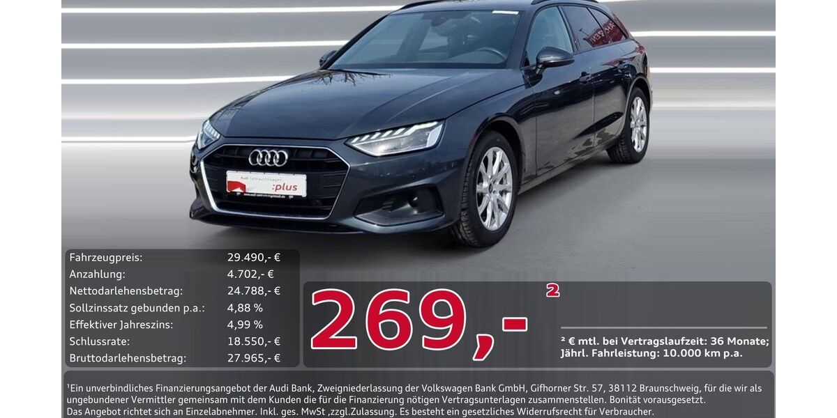 Audi A4 18.290 km 29.490 &euro; Ingolstadt 85057