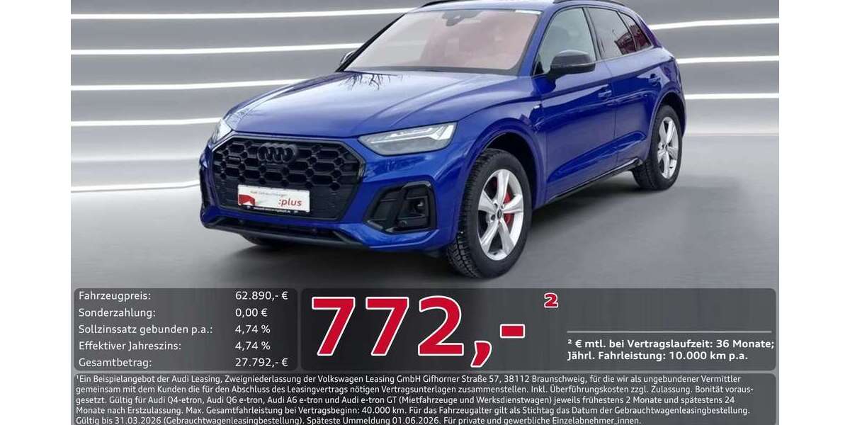 Audi Q5 8.213 km 62.890 &euro; Ingolstadt 85057