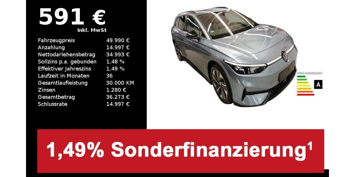 VW ID.7 20.194 km 49.990 &euro; Pfaffenhofen/Ilm 85276