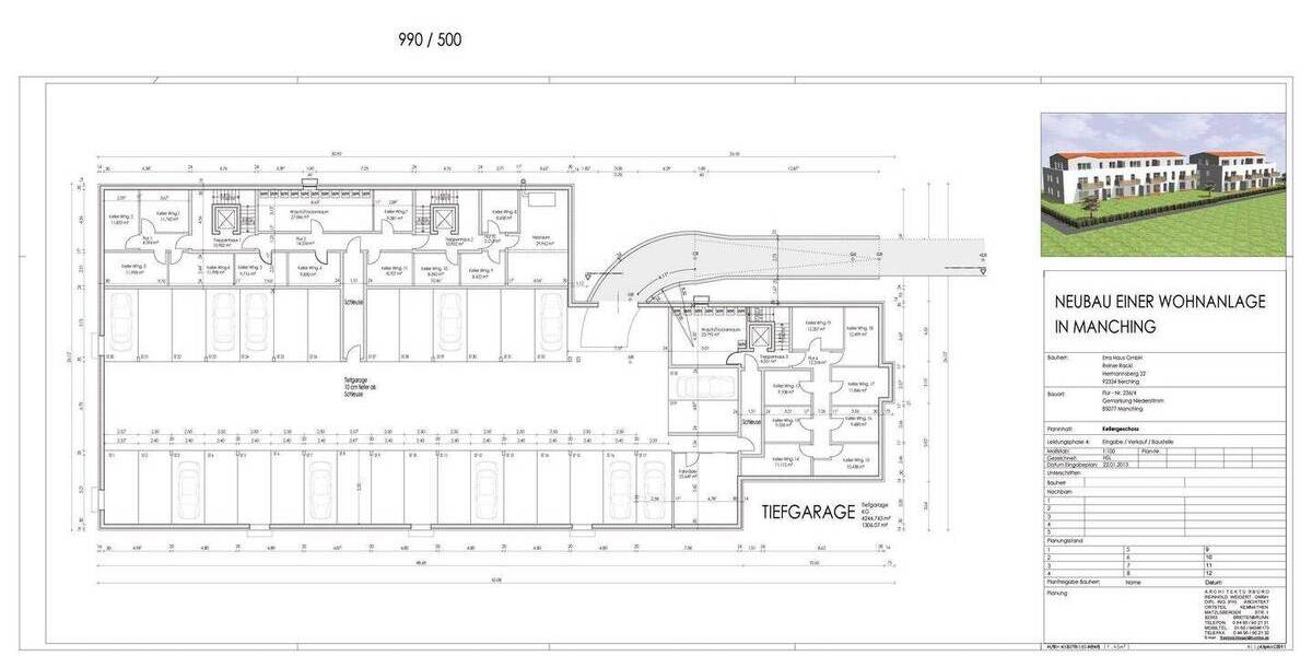 Etagenwohnung Manching Niederstimm - 4 Zimmer, 113 m&sup2;, 506.000&euro; | Angebot:25678367