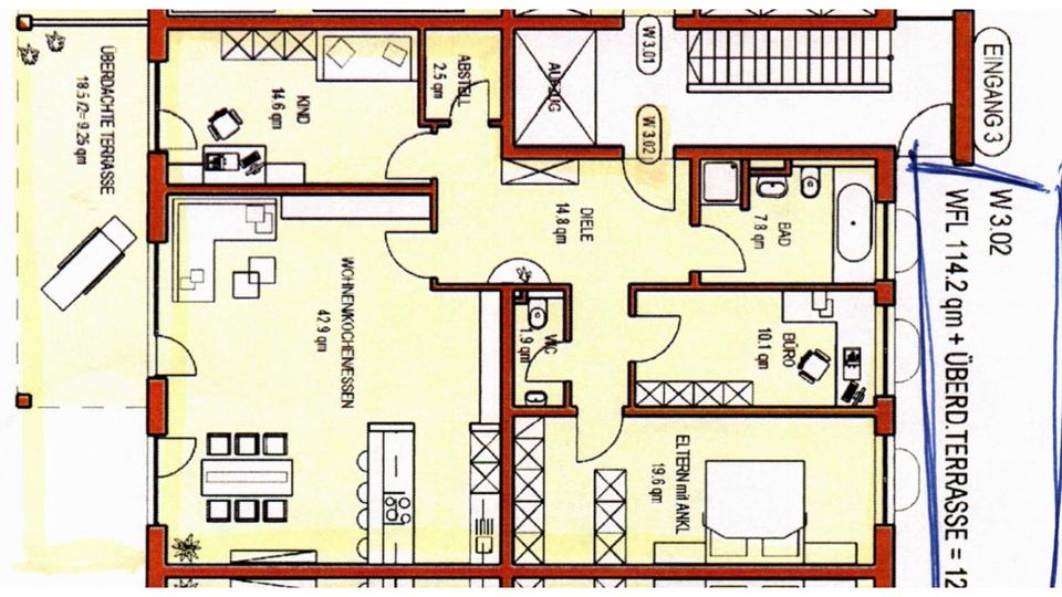 Mehrfamilienhaus, Wohnhaus Ingolstadt Südost - 4 Zimmer, 123 m&sup2;, 615.000&euro; | Angebot:25932860