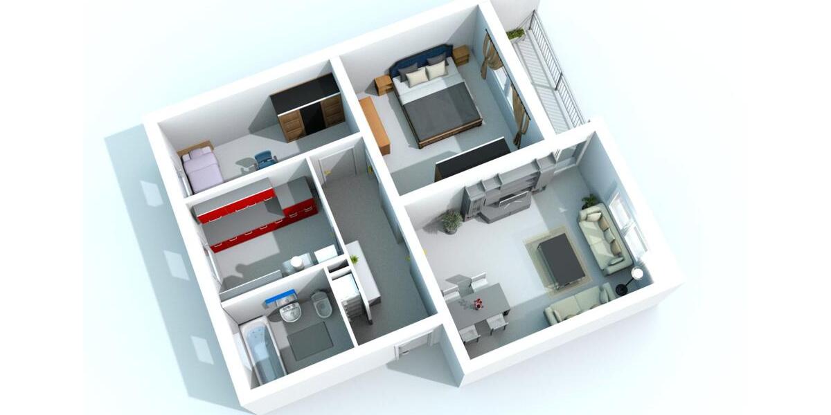 Etagenwohnung Ingolstadt Münchener Straße - 3 Zimmer, 64 m&sup2;, 229.000&euro; | Angebot:27244723
