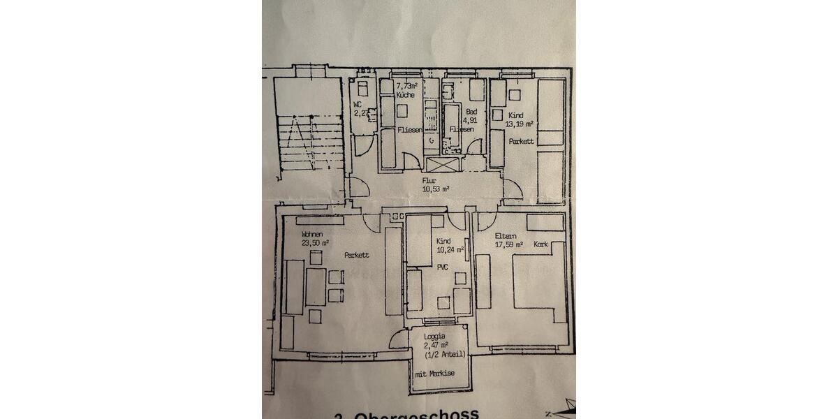 Etagenwohnung Ingolstadt Nordost - 4 Zimmer, 90 m&sup2;, 390.000&euro; | Angebot:26676003