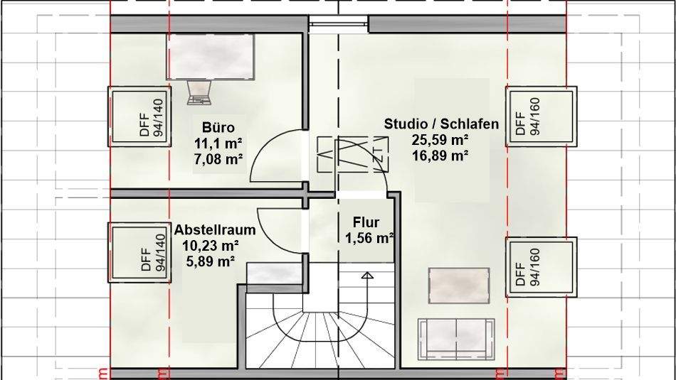 Doppelhaushälfte Hohenwart - 5 Zimmer, 133 m&sup2;, 596.000&euro; | Angebot:25661124