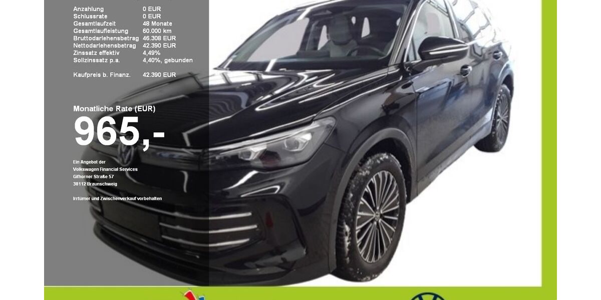 VW Tiguan 14.288 km 41.620 &euro; Mainburg 84048
