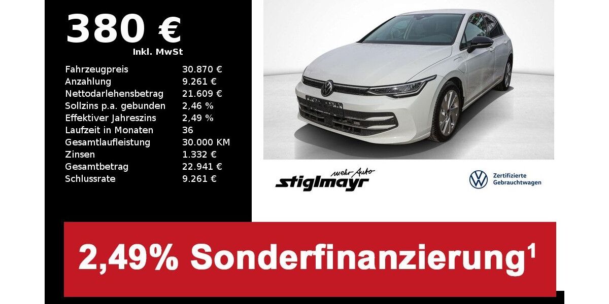 VW Golf 11.745 km 30.870 &euro; Pfaffenhofen/Ilm 85276