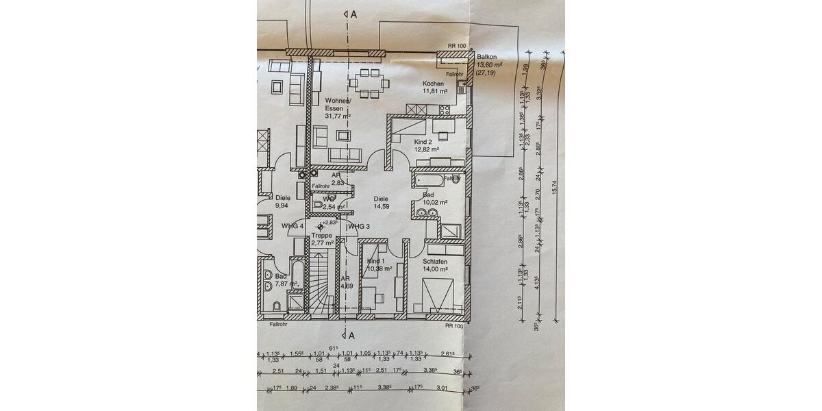Etagenwohnung Pförring - 4 Zimmer, 129 m&sup2;, 1.050&euro; | Angebot:26045129
