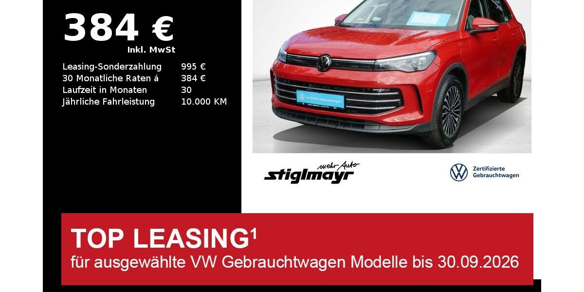 VW Tiguan 10.145 km 42.990 &euro; Pfaffenhofen/Ilm 85276