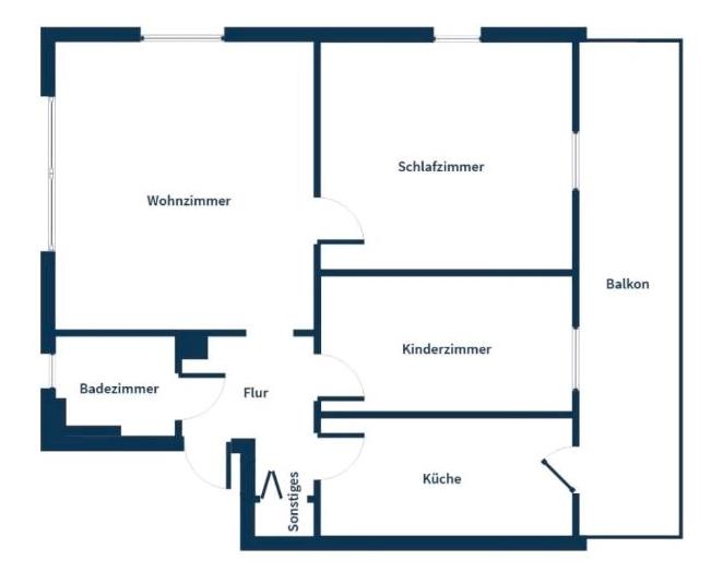 Erdgeschoßwohnung Ingolstadt Nordost - 3 Zimmer, 72 m&sup2;, 299.900&euro; | Angebot:26962081