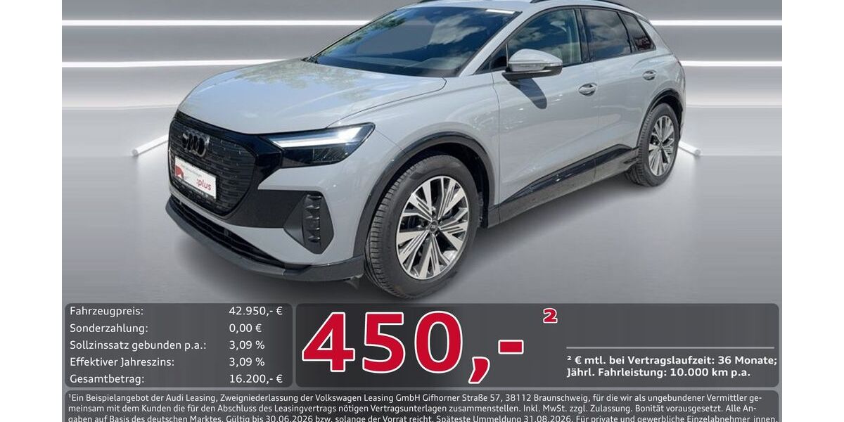 Audi Q4 e-tron 6.342 km 42.950 &euro; Ingolstadt 85057