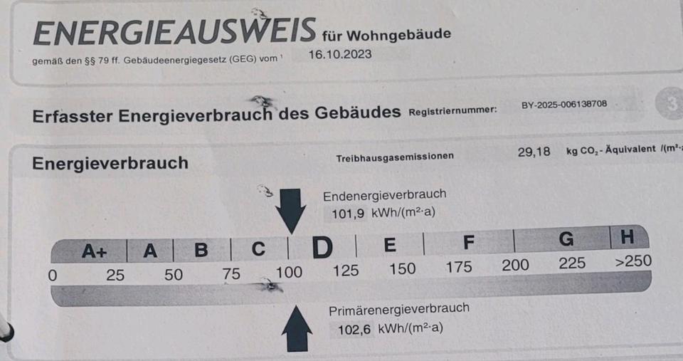 Erdgeschoßwohnung Wellheim - 4 Zimmer, 105 m&sup2;, 900&euro; | Angebot:25406673