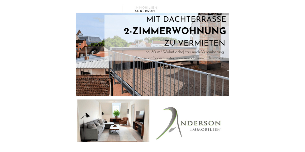 Etagenwohnung Ingolstadt Altstadt Südost - 2 Zimmer, 80 m&sup2;, 1.000&euro; | Angebot:26799338