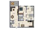 Etagenwohnung Ingolstadt Friedrichshofen-Hollerstauden - 5 Zimmer, 108 m&sup2;, 330.000&euro; | Angebot:25775987