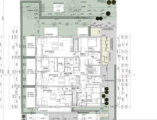 Etagenwohnung Ingolstadt Südost - 3 Zimmer, 96 m&sup2;, 1.330&euro; | Angebot:27631587