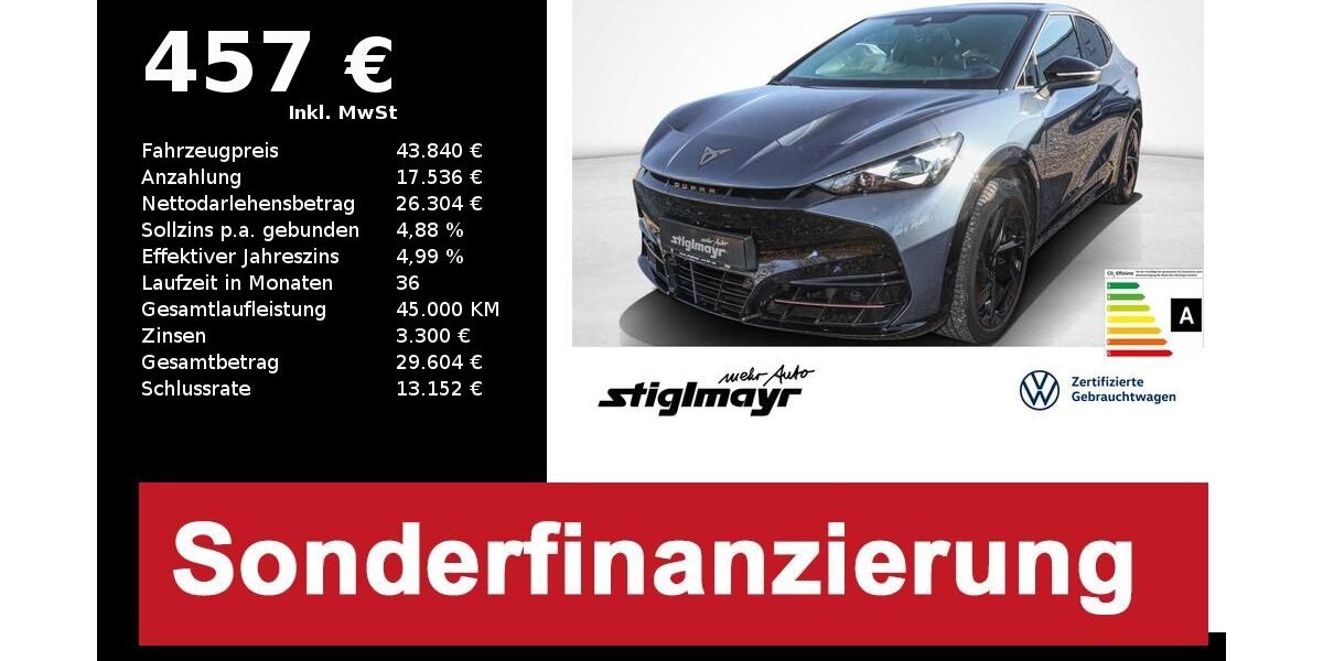 Cupra Tavascan 4.069 km 42.740 &euro; Schrobenhausen 86529