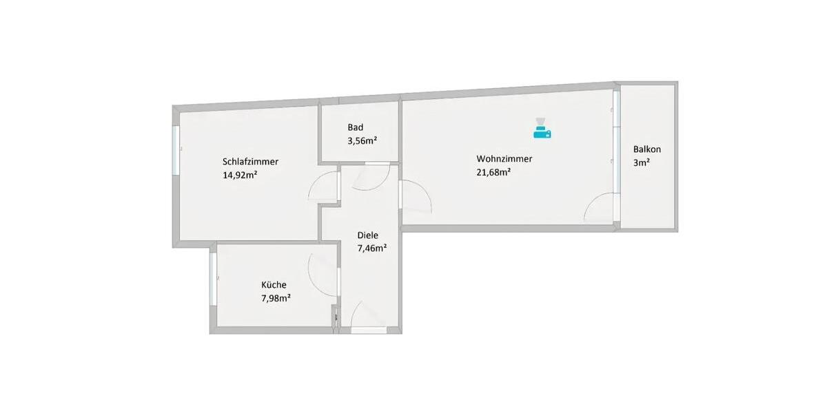 Etagenwohnung Ingolstadt Nordost - 2 Zimmer, 56 m&sup2;, 199.000&euro; | Angebot:27271576