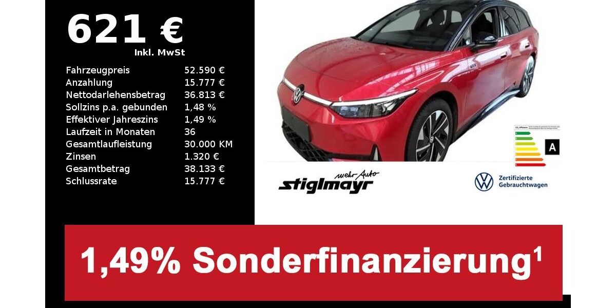 VW ID.7 26.913 km 52.590 &euro; Pfaffenhofen/Ilm 85276