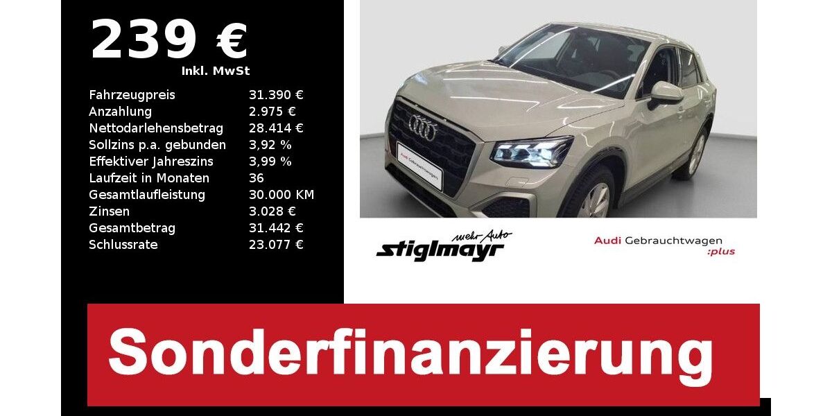 Audi Q2 7.386 km 31.390 &euro; Pfaffenhofen 85276