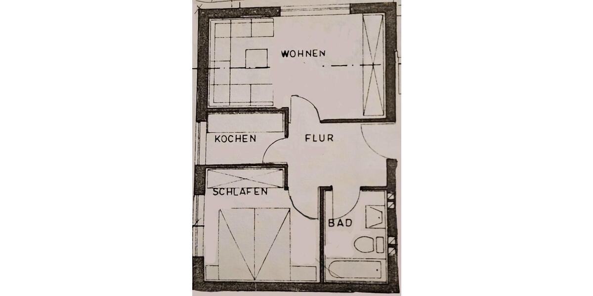 Erdgeschoßwohnung Pfaffenhofen an der Ilm - 2 Zimmer, 37 m&sup2;, 540&euro; | Angebot:25891942