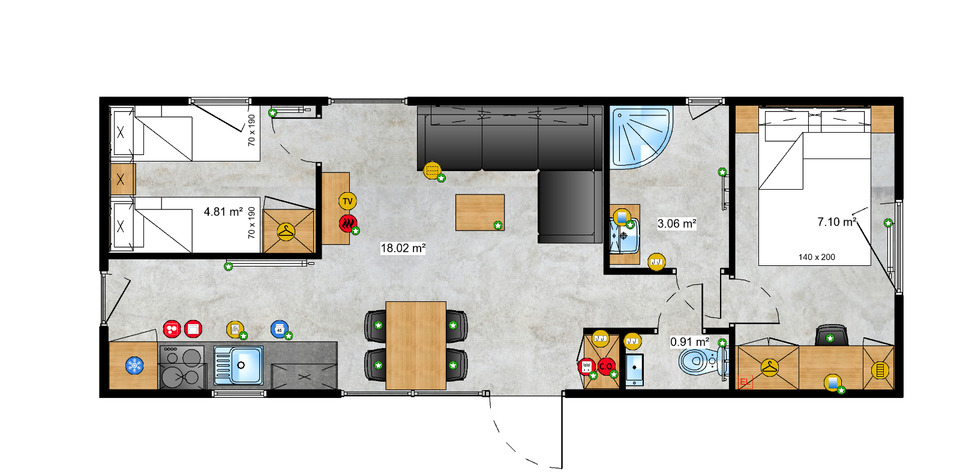 Einfamilienhaus Ingolstadt - 2 Zimmer, 37 m&sup2;, 90.800&euro; | Angebot:9052320