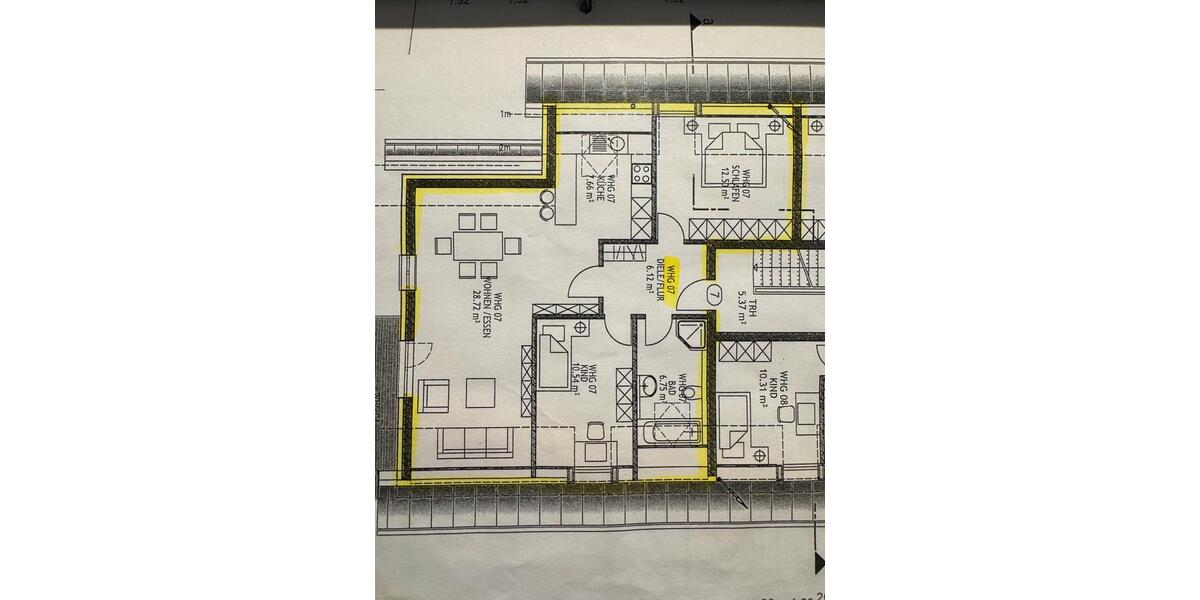 Dachgeschoßwohnung Geisenfeld - 3 Zimmer, 77 m&sup2;, 367.000&euro; | Angebot:27598348