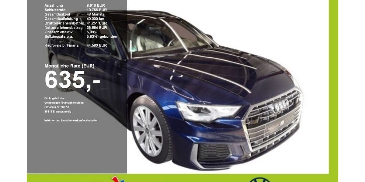 Audi A6 58.657 km 42.920 &euro; Mainburg 84048