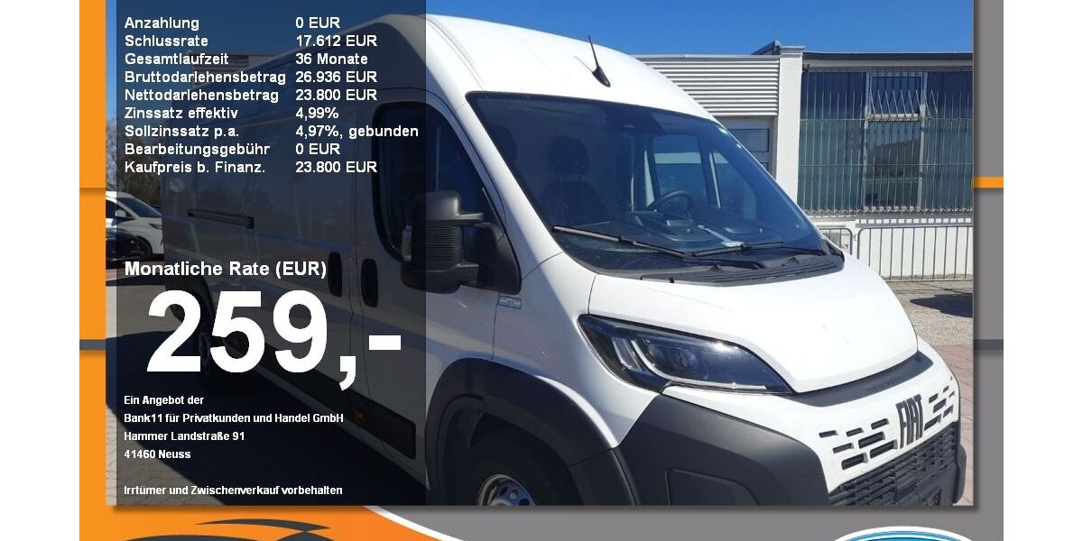 Fiat Ducato 31.817 km 23.680 &euro; Neustadt / Donau 93333