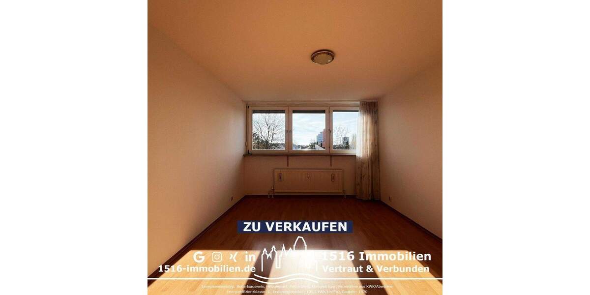Etagenwohnung Ingolstadt Am Wasserwerk - 4 Zimmer, 75 m&sup2;, 275.000&euro; | Angebot:25732246