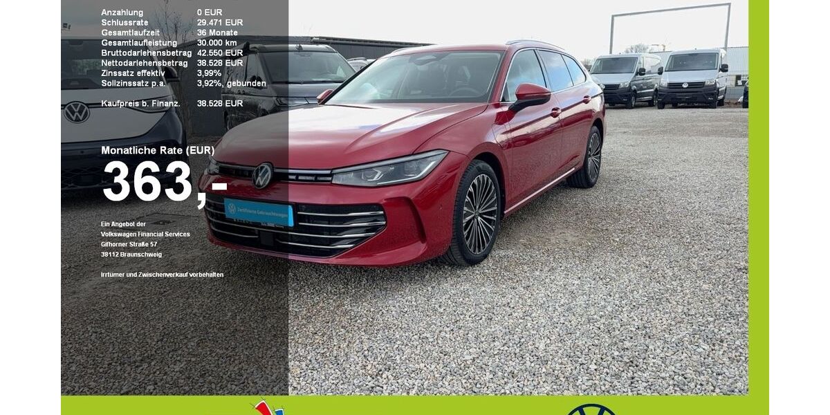 VW Passat Variant 24.000 km 37.470 &euro; Mainburg 84048