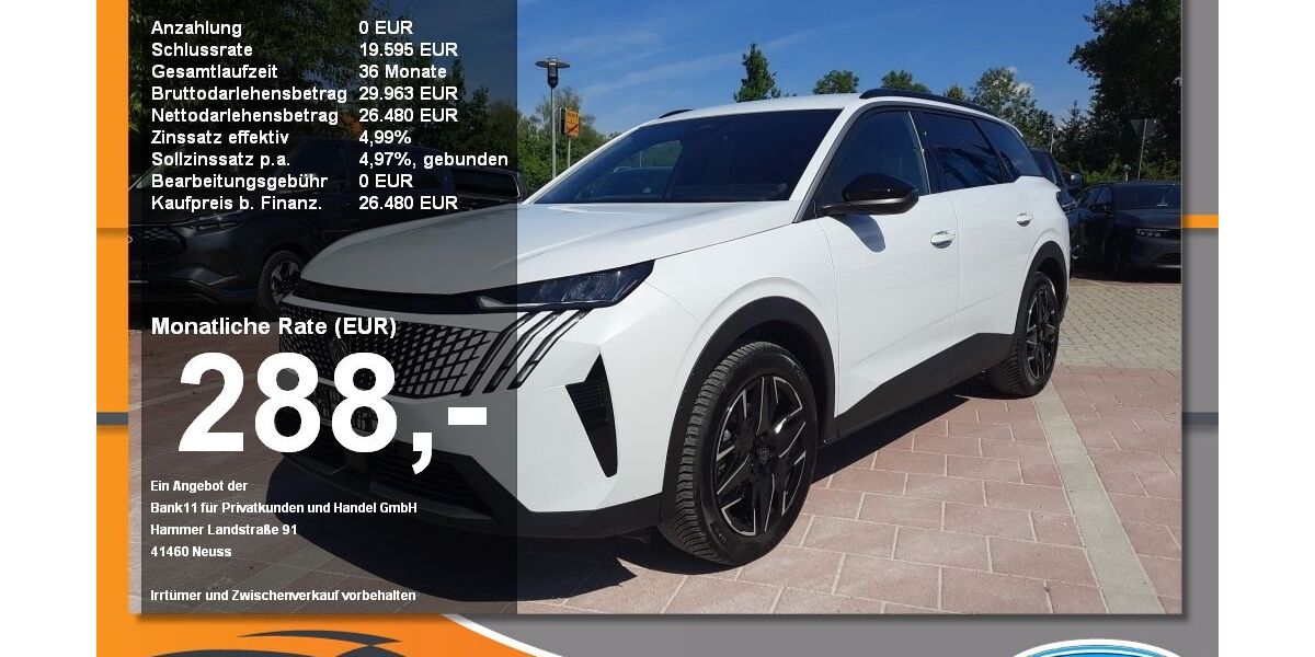 Peugeot 5008 29.180 km 26.480 &euro; Neustadt / Donau 93333