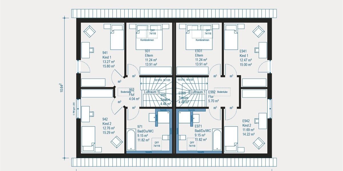 Zweifamilienhaus (beide Hälften) inkl. Baugrundstück! - Doppelhaushälfte Neuburg an der Donau | Angebot:27369856