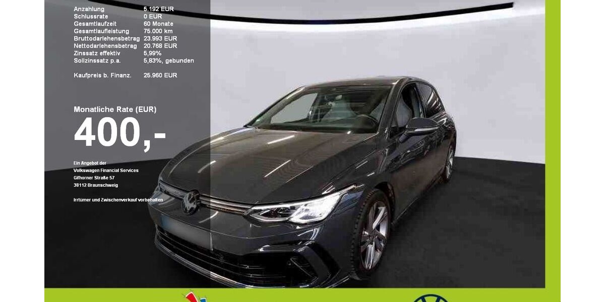 VW Golf 15.000 km 25.960 &euro; Mainburg 84048