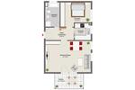 Etagenwohnung Ingolstadt - 2 Zimmer, 61 m&sup2;, 780&euro; | Angebot:26396912