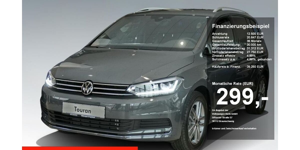 VW Touran 12.500 km 36.450 &euro; Ingolstadt 85053