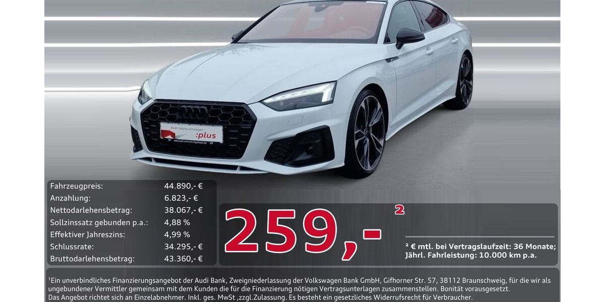 Audi A5 16.130 km 44.890 &euro; Ingolstadt 85057