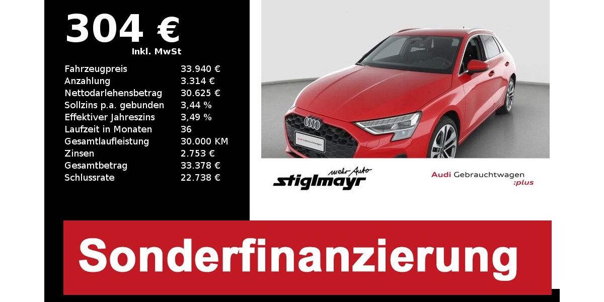 Audi A3 5.197 km 33.340 &euro; Pfaffenhofen 85276