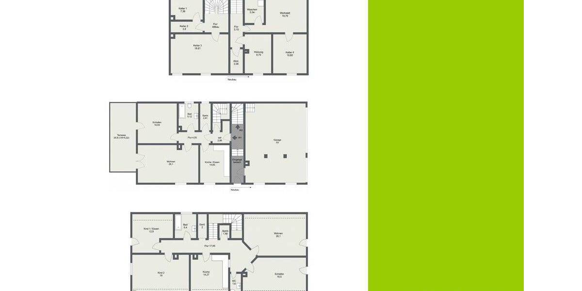 Mehrfamilienhaus, Wohnhaus Eitensheim - 7 Zimmer, 193 m&sup2;, 639.000&euro; | Angebot:25729209