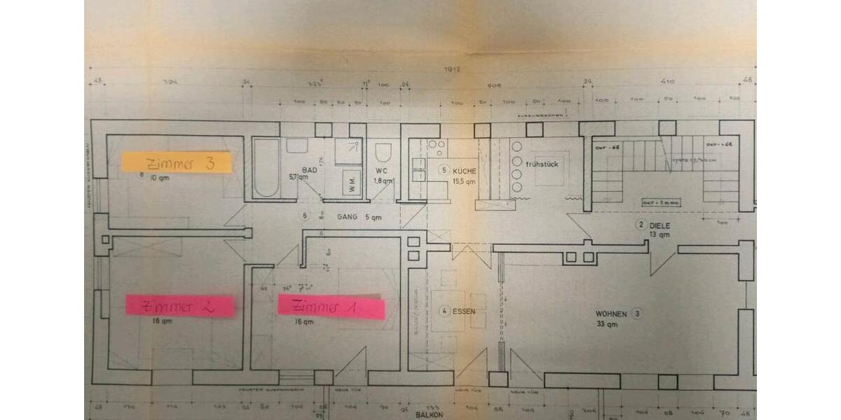 Etagenwohnung Ingolstadt - 7 Zimmer, 208 m&sup2;, 410&euro; | Angebot:25163838