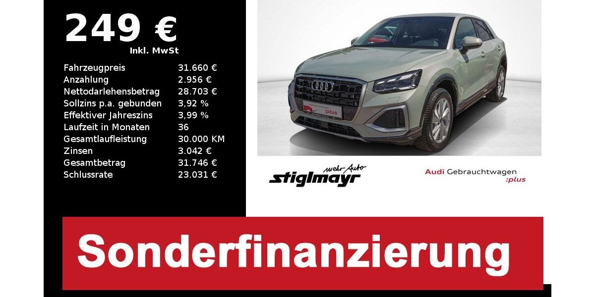 Audi Q2 3.367 km 31.660 &euro; Pfaffenhofen 85276