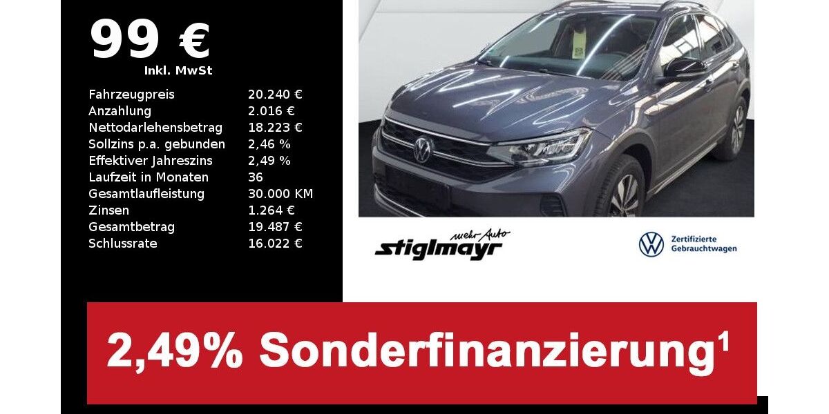 VW Taigo 22.675 km 20.240 &euro; Pfaffenhofen/Ilm 85276