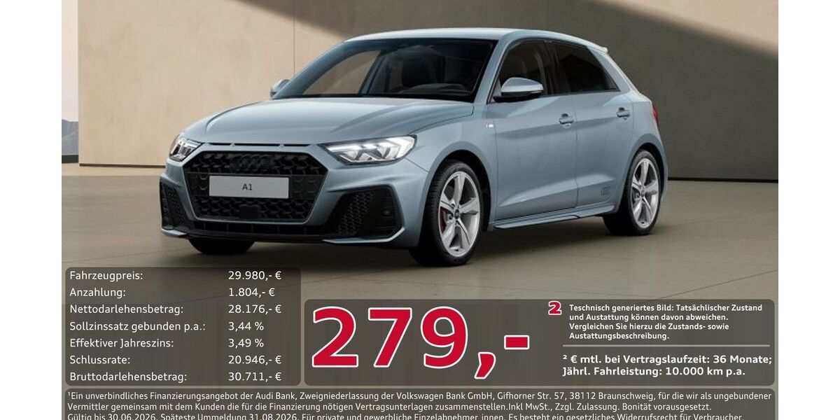 Audi A1 7.503 km 29.750 &euro; Ingolstadt 85057