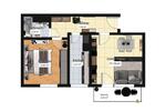Hochparterre Ingolstadt - 2 Zimmer, 49 m&sup2;, 188.000&euro; | Angebot:26959793