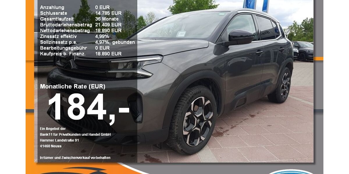 Citroen C5 Aircross 29.707 km 19.980 &euro; Neustadt / Donau 93333