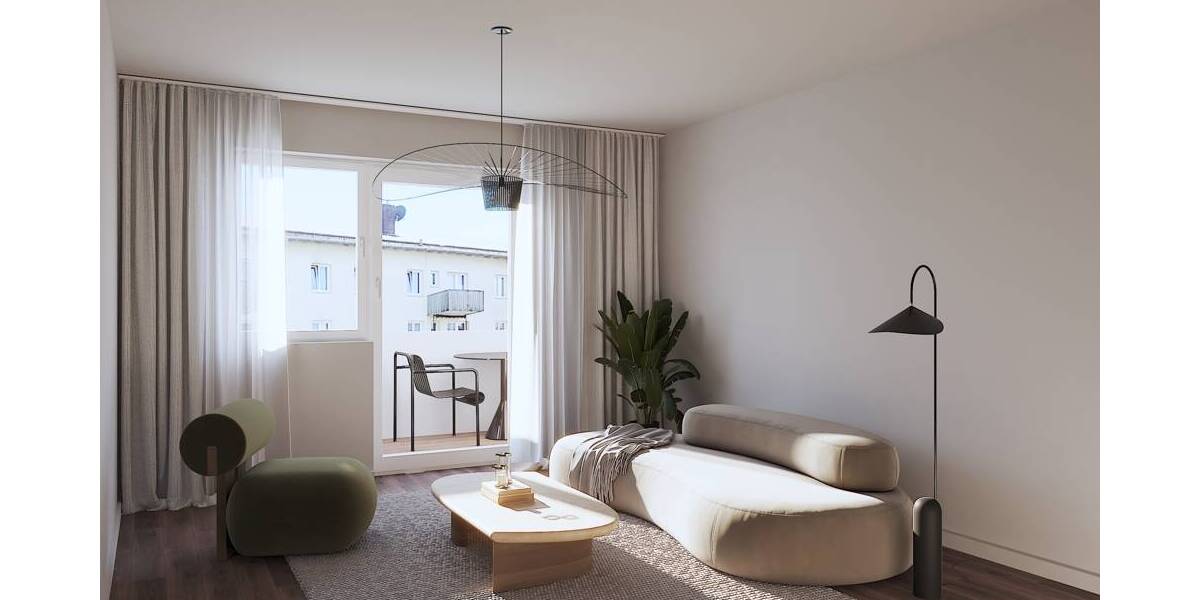 Etagenwohnung Neuburg an der Donau Neuburg - 3 Zimmer, 60 m&sup2;, 258.516&euro; | Angebot:25703636